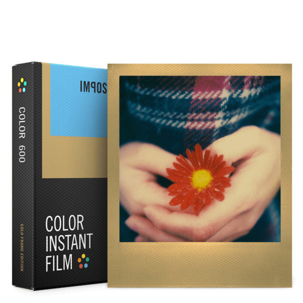 Image of Impossible Color Film for Polaroid 600 Gold Frame