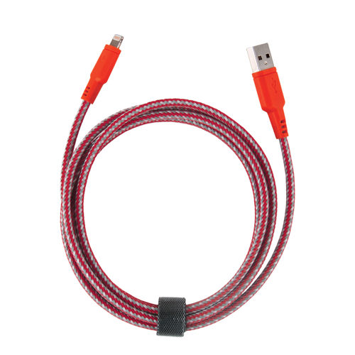 Image of EnerGea Nylotough Lightning USB-kabel 1.5m Rood