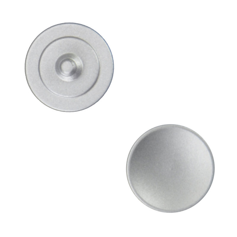 Image of Caruba Soft Release Button 11mm Zilver