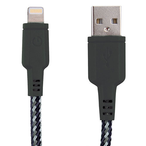 Image of EnerGea Nylotough Lightning USB-kabel 3m Zwart