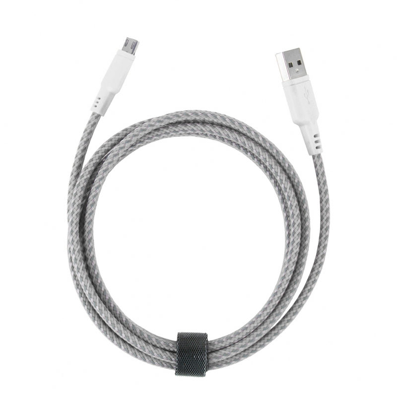 Image of EnerGea Nylotough USB-A naar Micro USB-kabel 1.5m Wit