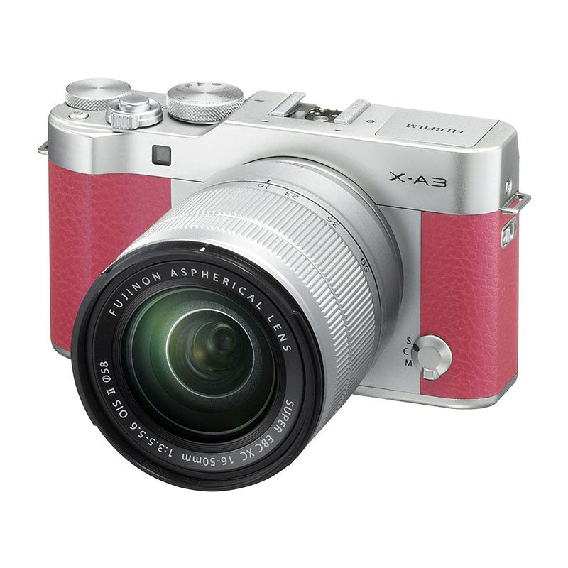Image of Fujifilm X-A3 roze + 16-50mm OIS II zilver