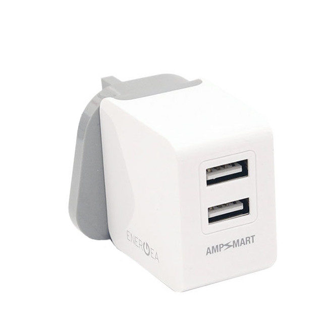 Image of EnerGea Ampcharge 3.4 Duo USB-lader (UK)