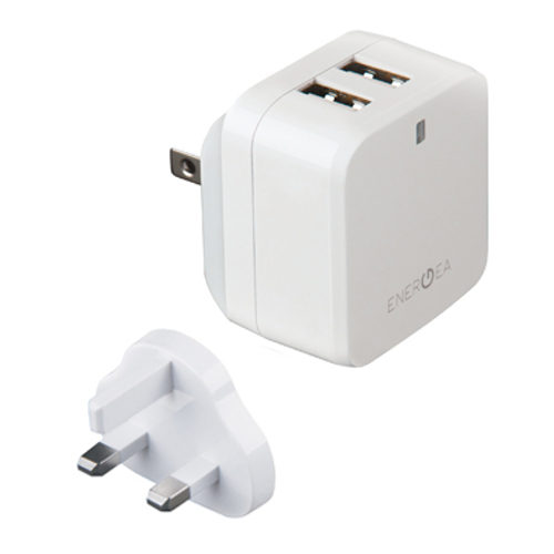Image of EnerGea Travelite 3.4 Duo USB-lader White (UK)