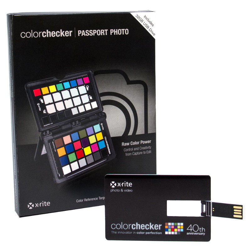 Image of X-Rite ColorChecker Passport Photo met 32GB USB Thumb Drive