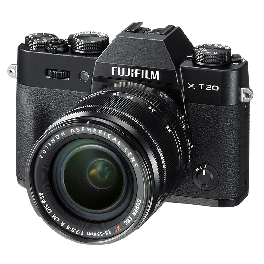 Image of Fujifilm X-T20 systeemcamera Zwart + 18-55mm OIS