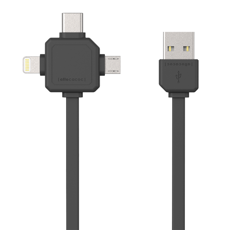 Image of Allocacoc Power USB Cable Zwart