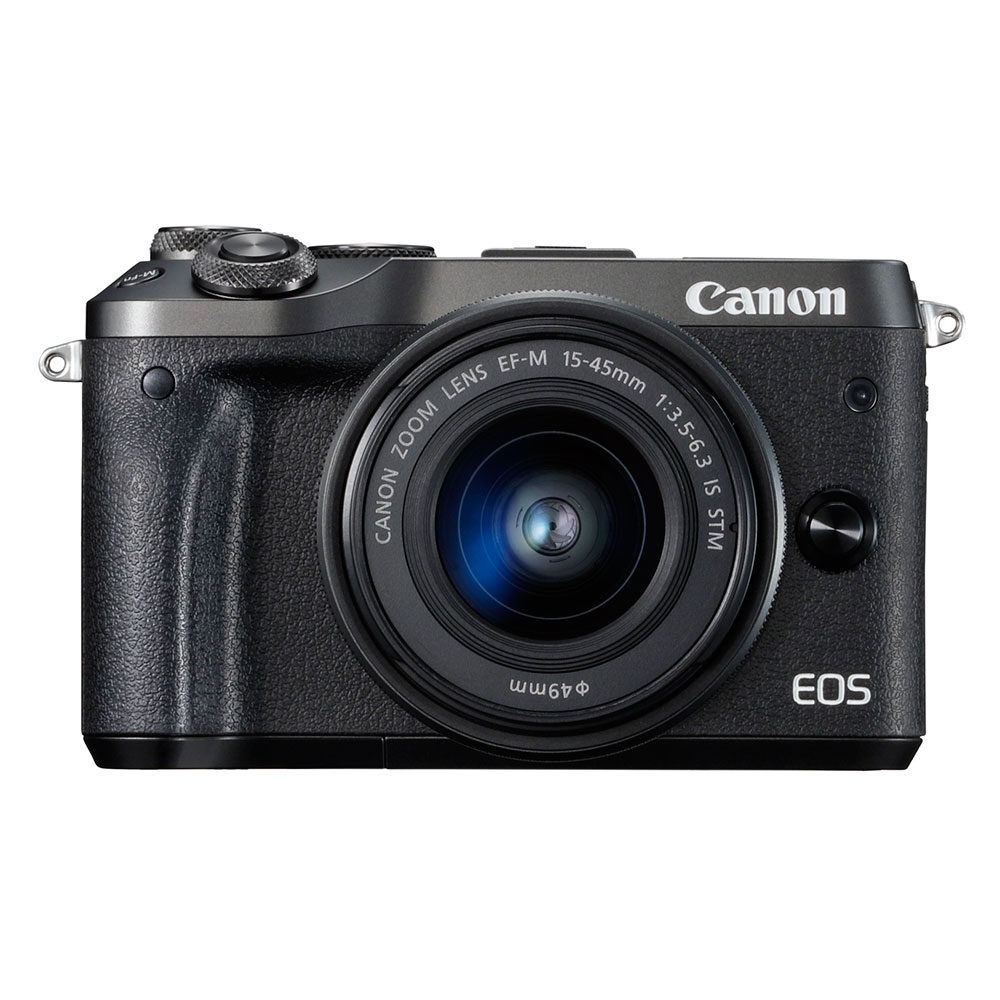 Image of Canon EOS M6 + 15-45mm - Zwart