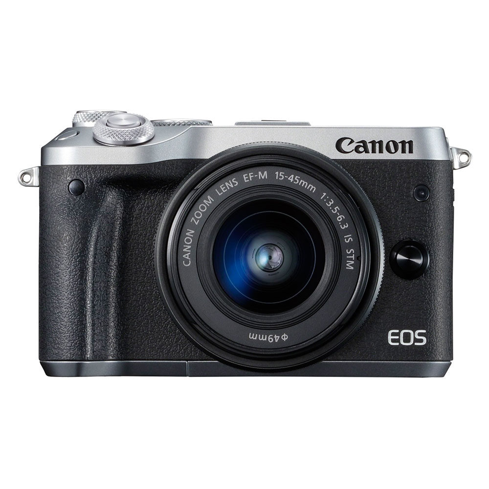 Image of Canon EOS M6 + 15-45mm - Zilver