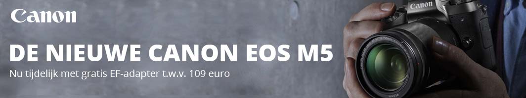 NIEUW: Canon EOS M5 systeemcamera - 1