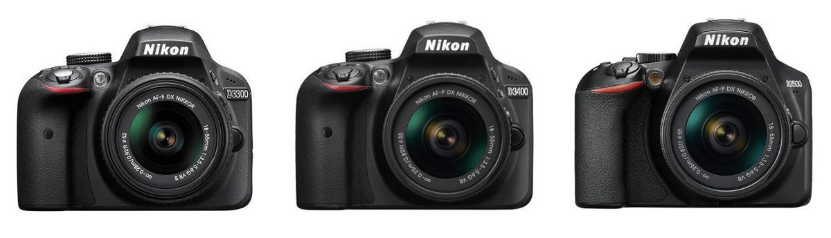 Nikon D3300, Nikon D3400, Nikon D3500