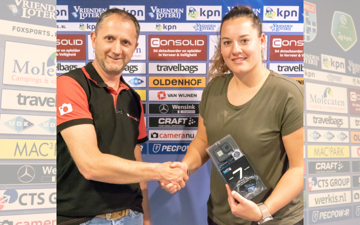 Keepster PEC Zwolle traint met GoPro Hero 7