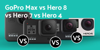 De verschillen tussen de GoPro 8, MAX, 7 en 4 - 2