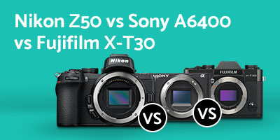 Nikon Z50 vs Sony A6400 vs Fujifilm X-T30 - 2