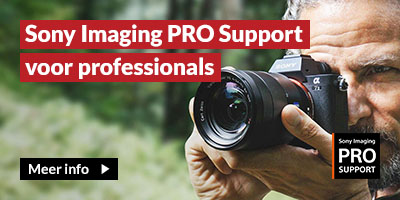 Sony Imaging Pro Support voor Professionals