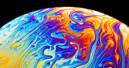 Zo kun je zeepbellen abstract fotograferen