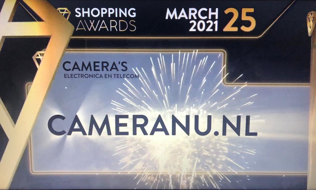 CameraNU.nl wint Shopping Award 2021 - 1