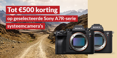 Tot €500 korting Sony A7R 3 en 4 - 2