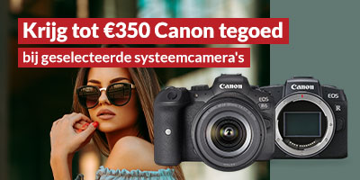Canon R Cashback/Tegoed Promotie - 2