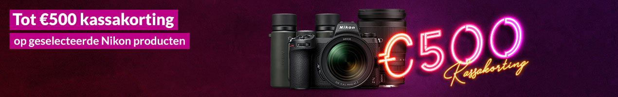 Tot €500 korting op Nikon producten - 1