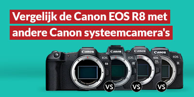 Het verschil tussen de Canon EOS R, RP, R6 II en R8 - 2