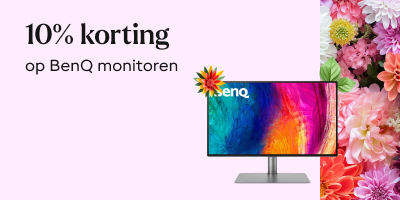 10% korting op BenQ monitoren